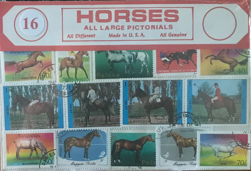 Horses Stamp Packet