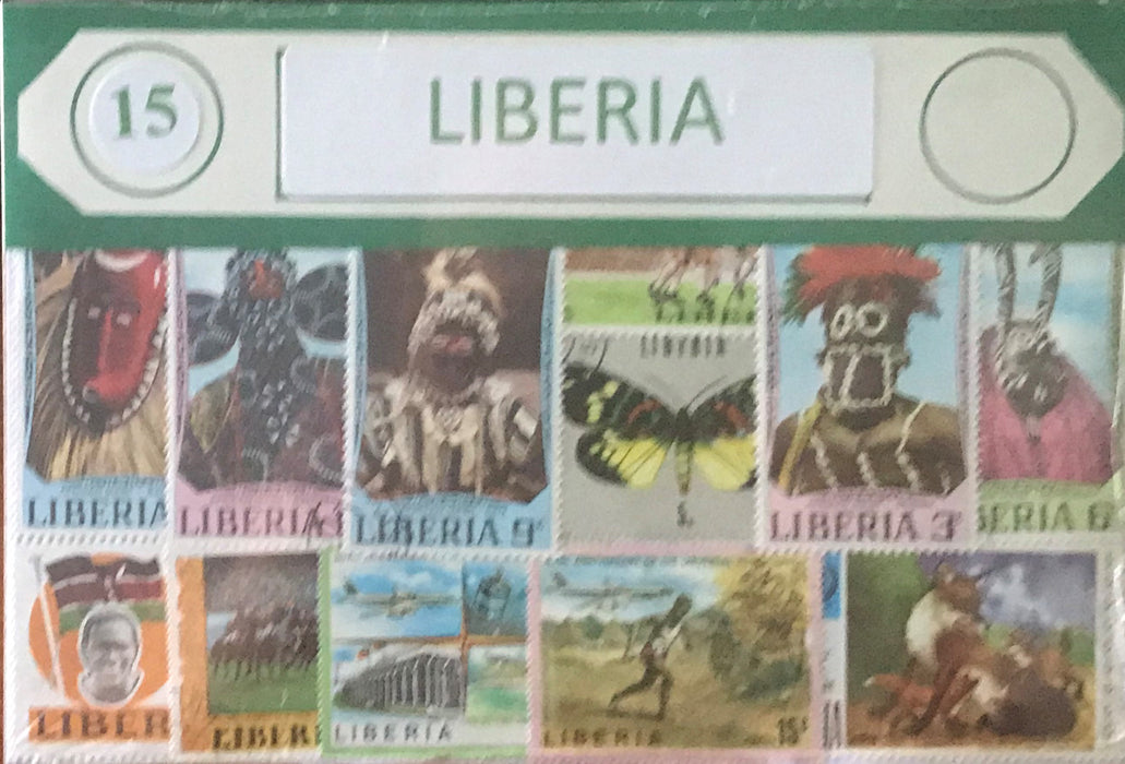 Liberia Stamp Packet