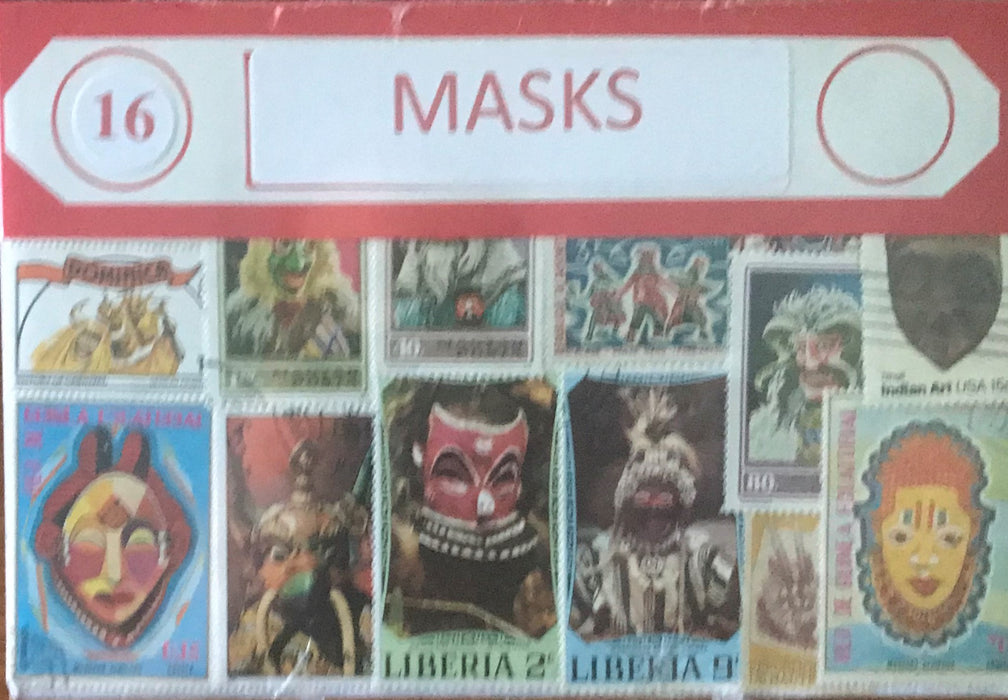 Masks Stamp Packet