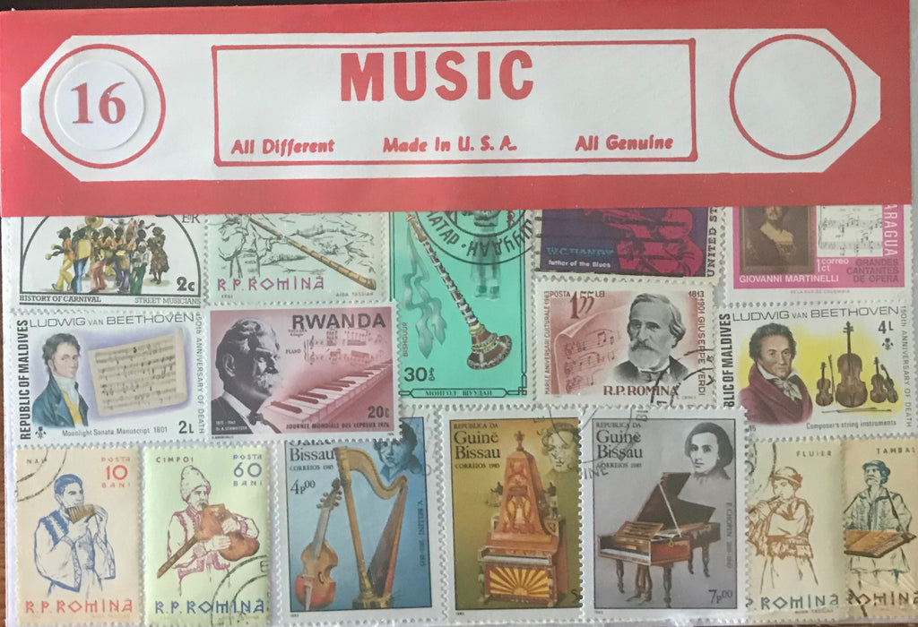 Music Stamp Packet