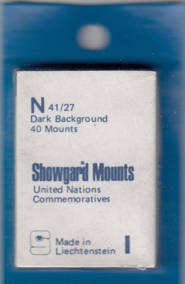 Showgard Stamp Mount N 41/27 Black