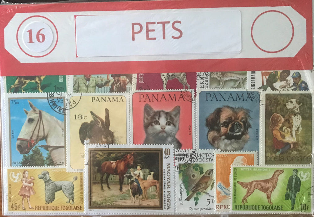Pets Stamp Packet