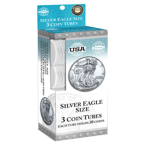 American Silver Eagle Tubes (3 Count)