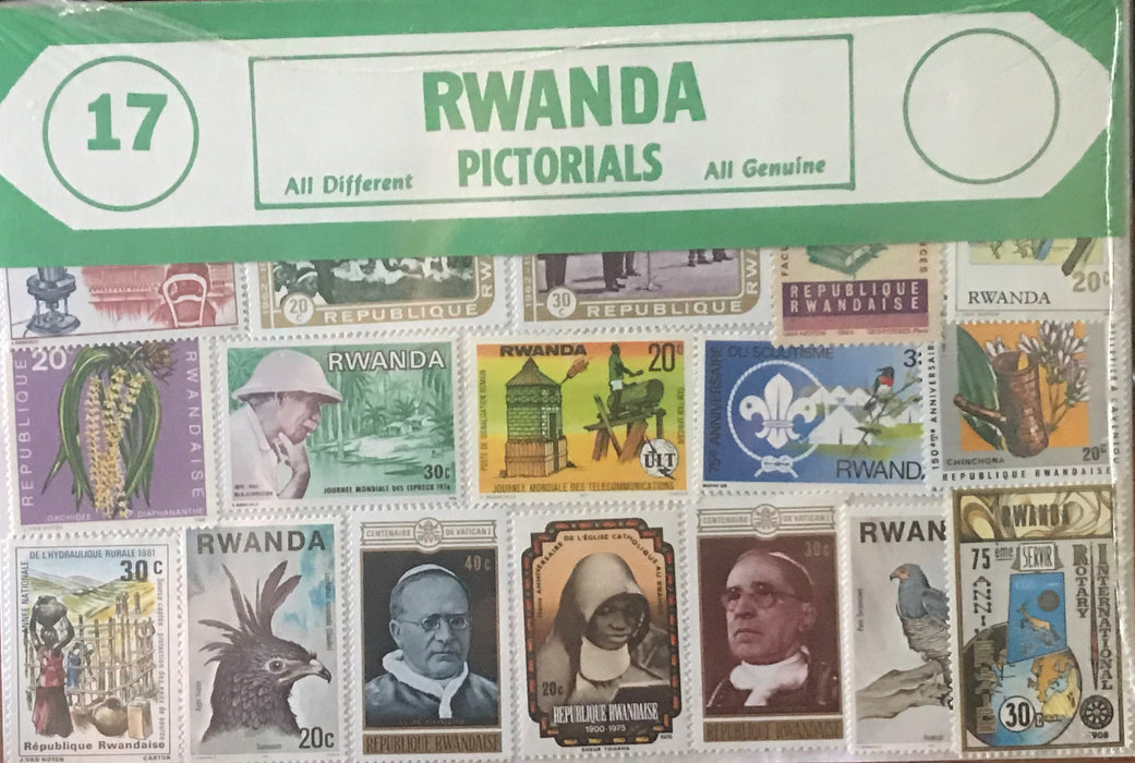 Rwanda Stamp Packet