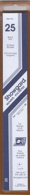 Showgard Stamp Mount 25 215x25 Black