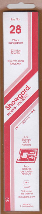 Showgard Stamp Mount 28 215x28 Clear