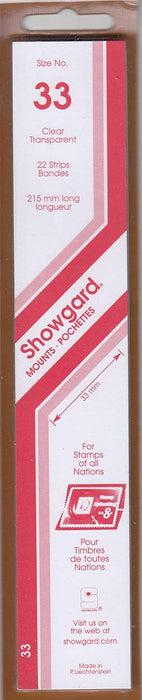 Showgard Stamp Mount 33 215x33 Clear