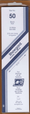 Showgard Stamp Mount 50 215x50 Black