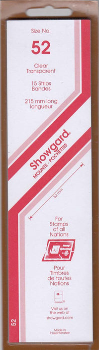 Showgard Stamp Mount 52 215x52 Clear