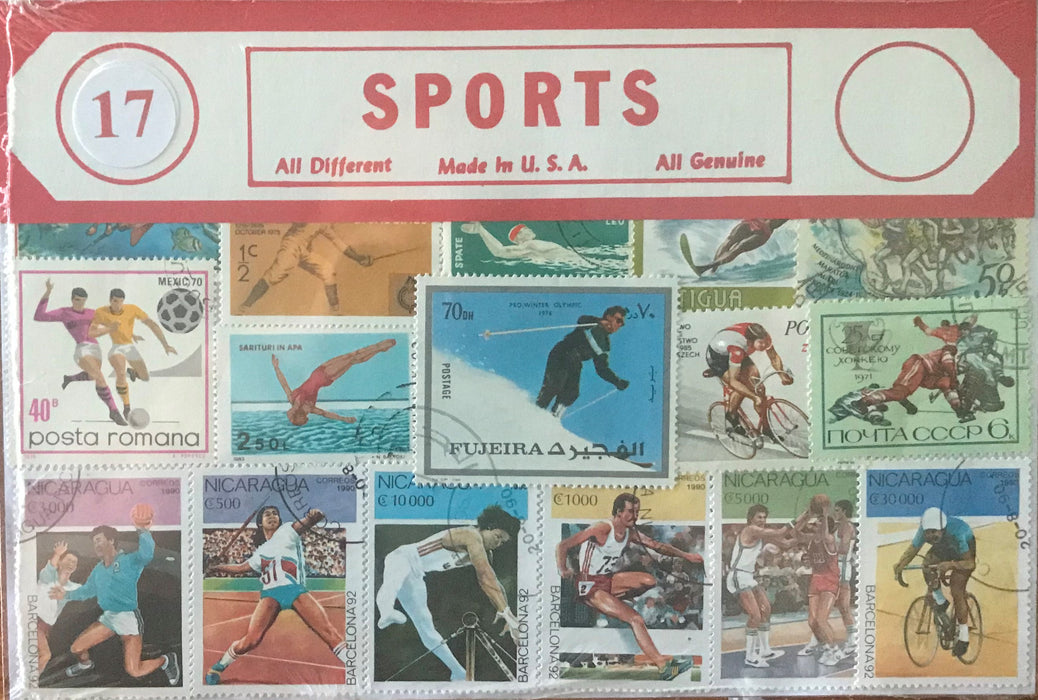 Sports Stamp Packet