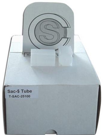 Small Dollar Square Coin Tubes(Quantity 100)