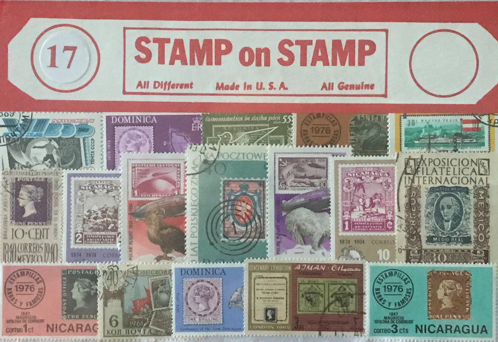 Stamps on Stamps Stamp Packet
