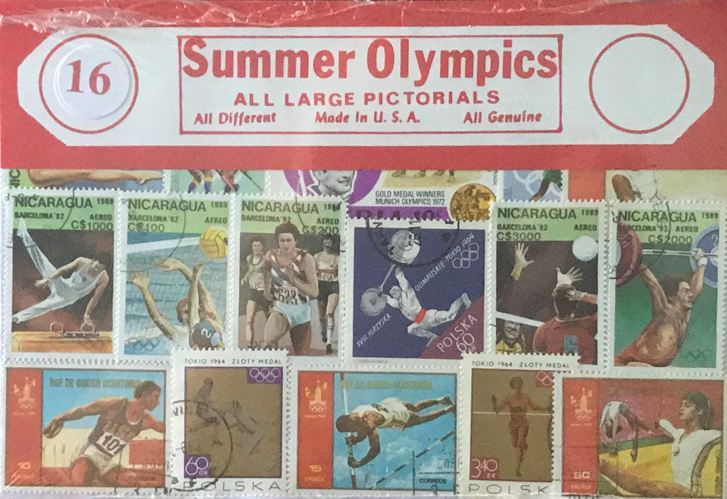 Summer Olympics Stamp Packet