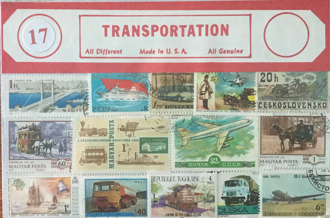 Transportation Stamp Packet