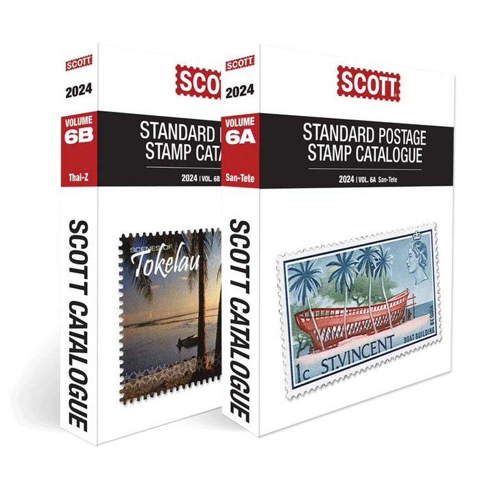 2027 Scott Stamp Catalogue Volumes 1A & 1B - (Countries U.S. & Countries A-B)